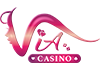 Logo VIA — vendor kasino live raja mahjong resmi Rajamahjong